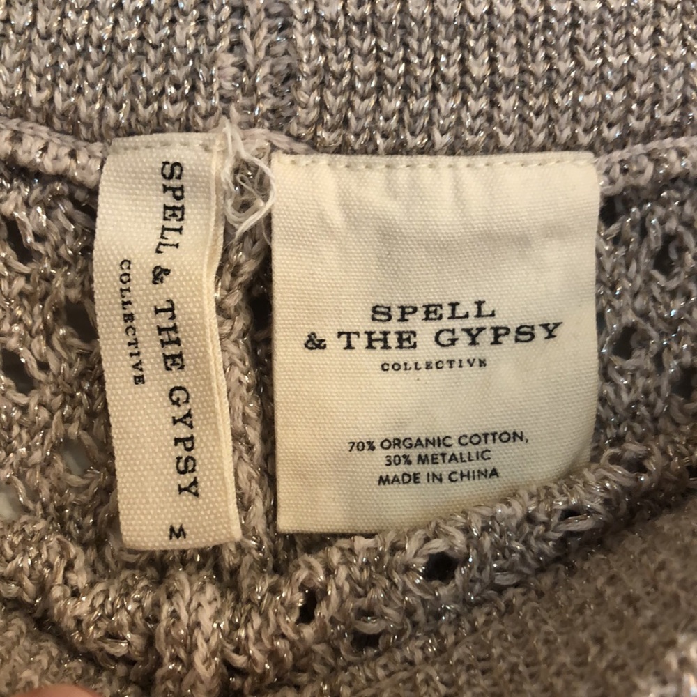 Spell Knit Shorts in Light Gray - Picture 7 of 7